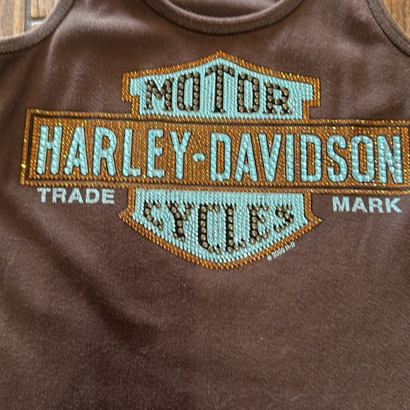 Harley Davidson tank top gorgeous detail size small - Picture 2 of 6